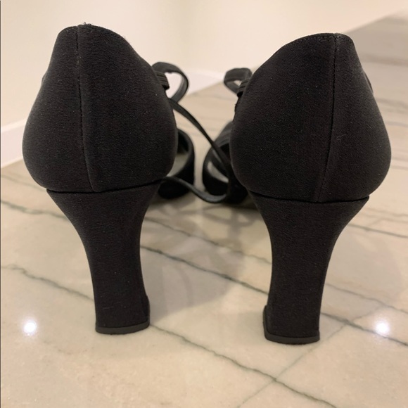 Stuart Weitzman Exotic Peau de Soie Heels Size 8.5 - Picture 8 of 14